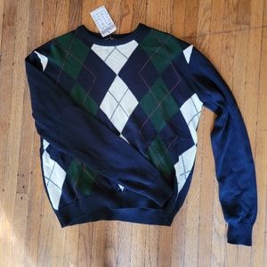 Brandy Melville Argyle Sweater